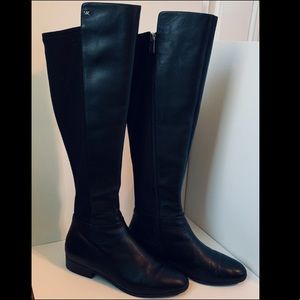 MICHAEL Michael Kors Black and Silver Winter Boots